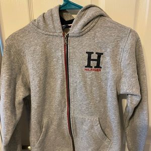 Young Boys Tommy Hilfiger Hooded Jacket With Zipper